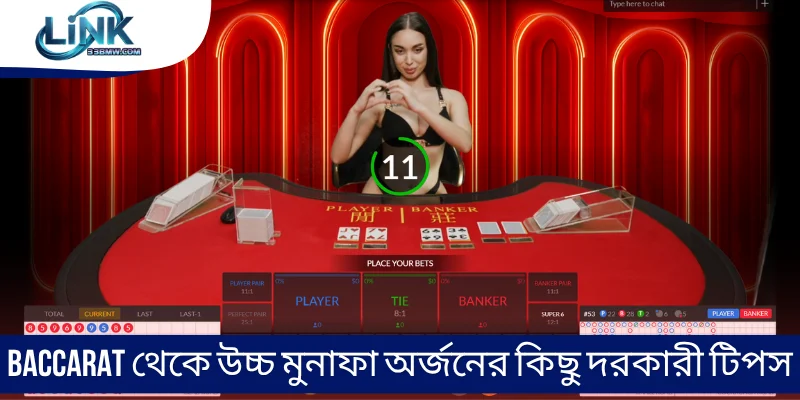 Baccarat থেকে উচ্চ মুনাফা অর্জনের কিছু দরকারী টিপস
